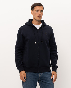 Trussardi Синяя утепленная спортивная куртка G8508000256NMF518F09