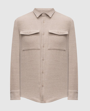 Doriani Cashmere Бежева сорочка з вовни 848T125T125