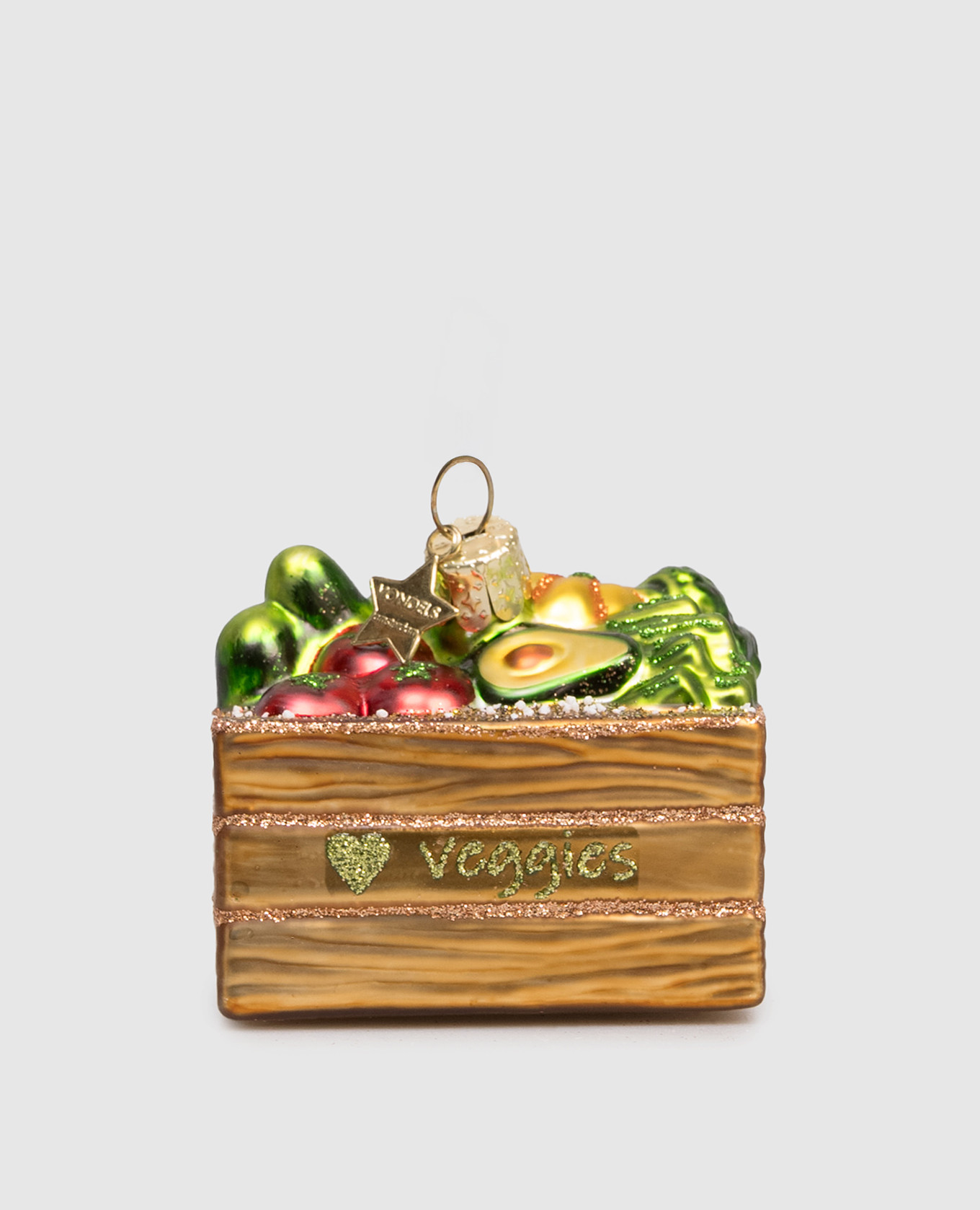 

Елочная игрушка Vegetable box, Коричневый, Елочные украшения