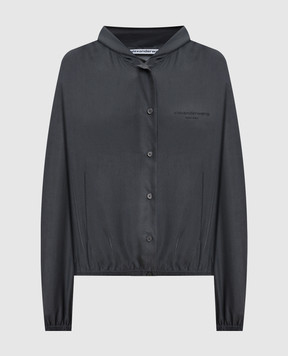 Alexander Wang Сіра спортивна куртка із шовку 1WC1261200