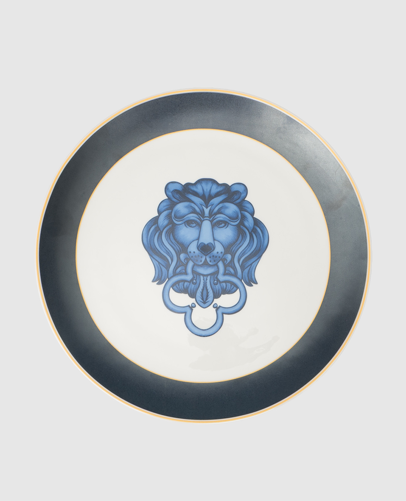 Белая фарфоровая сервировочная тарелка El Leon