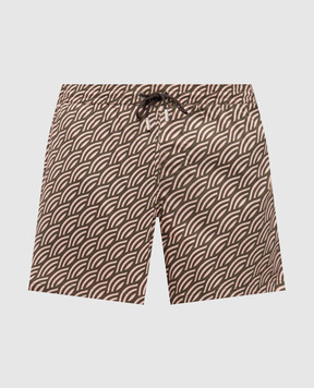 MooRER Бежевые шорты для плавания PORTOFINO PORTOFINOSPW