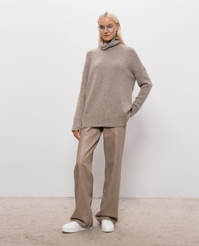 Allude Бежевий светр з вовни та кашеміру 26517633