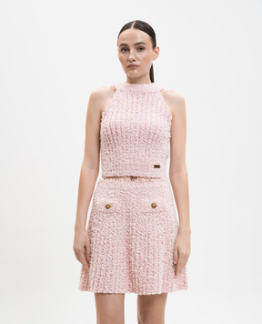 Balmain Розовый тавдовый топ GF0AB585KJ89