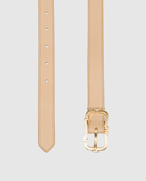 Agnona Бежевый кожаный ремень L61003L8157