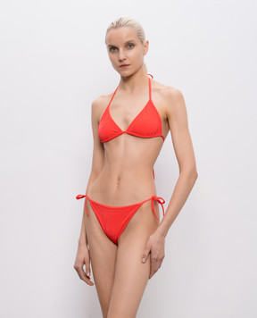 Balmain Коралловый купальник BKB962470