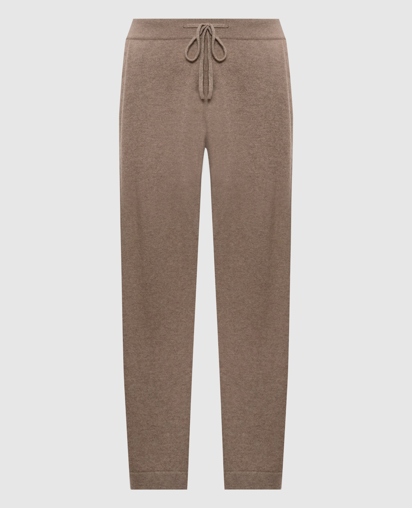 

Коричневые брюки Jo из кашемира, Коричневый, Зауженные брюки