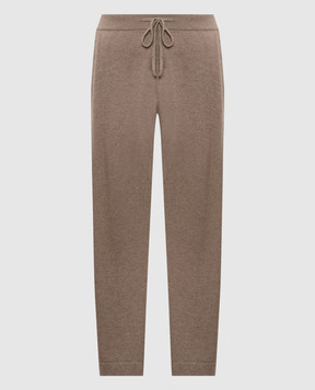 LISA YANG Коричневые брюки Jo из кашемира 202097