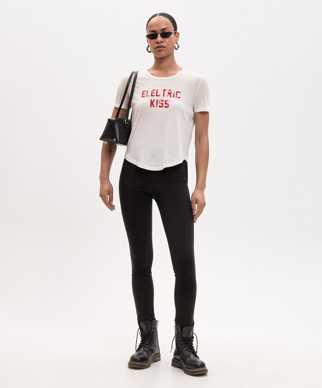 Ann Demeulemeester Футболка Floor Micro цвета айвори B0013923FA740 изображение 2