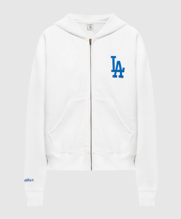Sporty & Rich Белая спортивная куртка LA Serif ST094714669WH01