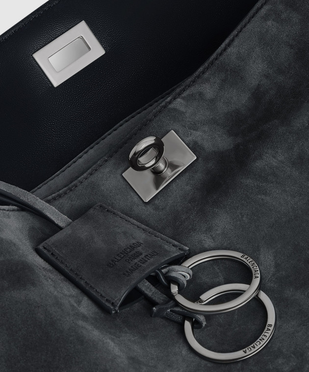 Balenciaga Синя замшева сумка Rodeo 7897792AB4G зображення 5