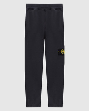 Stone Island Сині джогери з патчем логотипа L2S156200002S0051