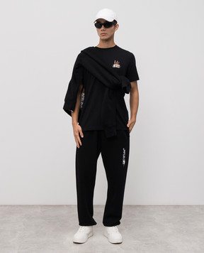 Off-White Чорна футболка Building Arrow 44MAA027F5J002