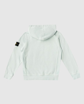 Stone Island Детская голубая спортивная куртка с логотипом L1S166100004S004068