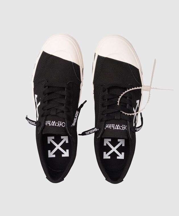 Off-White Чорні кросівки Vulcanized Undercut OMIA2APC99FAB001 зображення 4