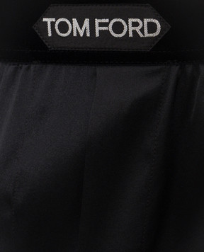 Tom Ford Чорні труси-боксери із шовку T4LE41010