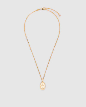 Dolce&Gabbana Золотистий ланцюжок з підвіскою WNR8S1W1111