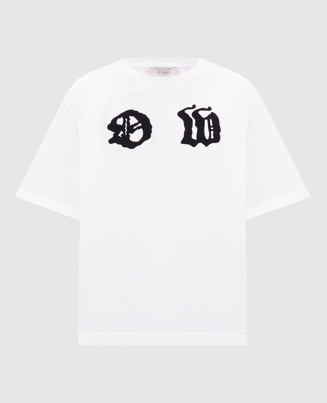 Белая футболка с принтом Palace Arrow