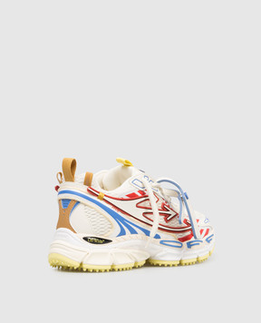Off-White Белые кожаные кроссовки OWIA289S26FAB006