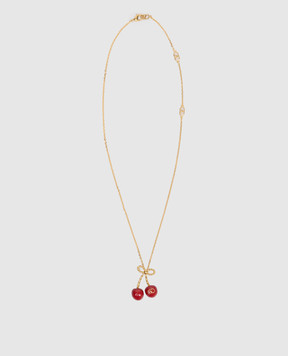 Valentino Золотистий ланцюжок Cherryfic з підвіскою 8W2J0Z81MJP