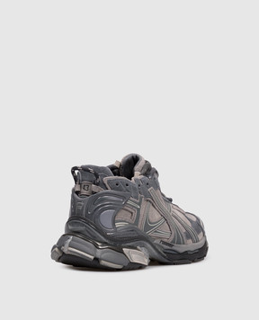 Balenciaga Сірі замшеві кросівки Runner 772774WRNSD