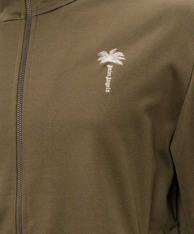 Palm Angels Спортивні куртки кольору хакі PAMBD006FB001 зображення 5