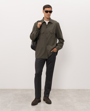 Stefano Ricci Серые брюки из шерсти M1T6300150W0029T