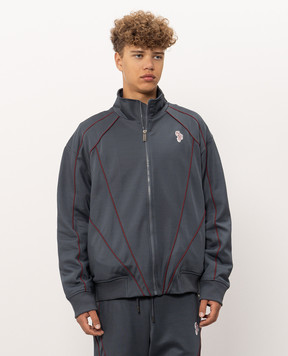 Off-White Сіра спортивна куртка 44MBD05QF26J001
