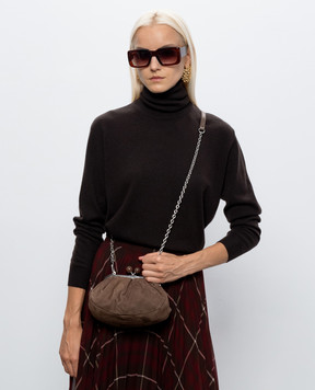 Max Mara Weekend Коричнева замшева сумка KAVALOIS WKAVALOIS