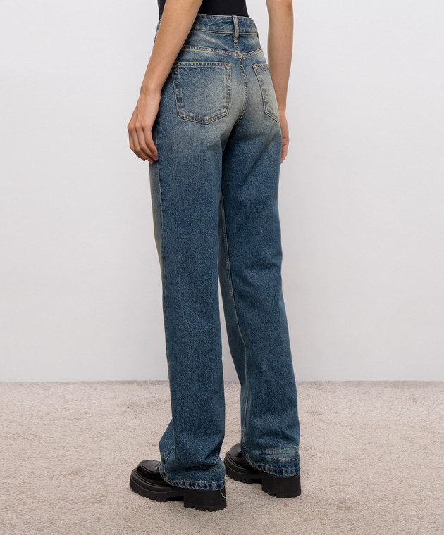 Ann Demeulemeester Синие джинсы Vive B0013781FA769 изображение 4