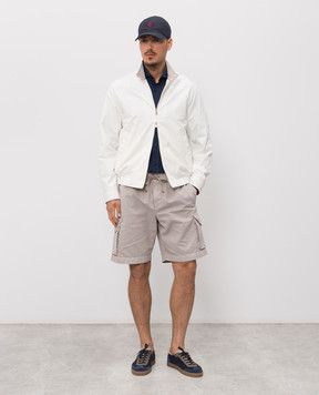 Brunello Cucinelli Синя сорочка з льону MM6840028