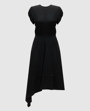 Victoria Beckham Чорна сукня асиметричного крою 1226WDR007229A