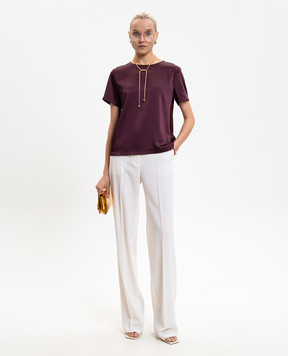 Max Mara Weekend Бордовый топ WKDZONA WKDZONA