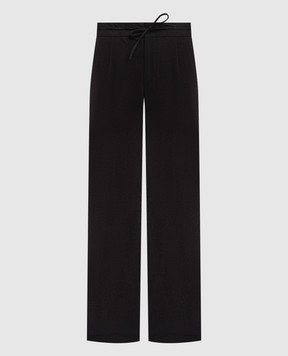 Loulou de Saison Коричневые брюки с шерстью HARLEM HARLEM