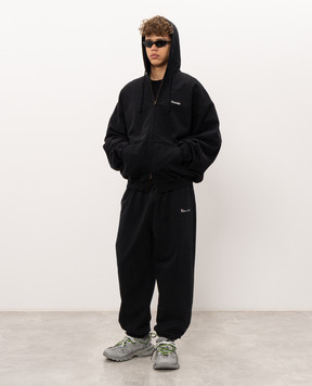 Vetements Черная спортивная куртка с вышивкой MH27ZU222Bm