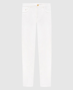 Stefano Ricci Белые джинсы с логотип патч MFT61B0010TR112P