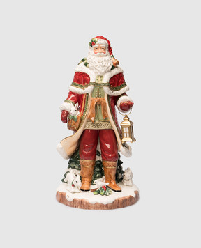 Fitz&Floyd Святкова керамічна статуетка Санта з ліхтариком 24005