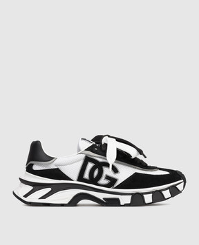 Dolce&Gabbana Чорні комбіновані кросівки Country Road CS2403A0208