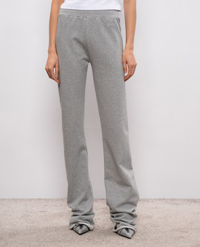 Vetements Серые меланжевые спортивные штаны WE76SP504G