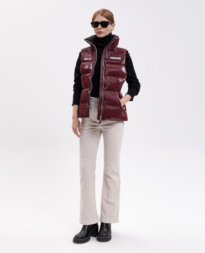 Mackage Бордовый пуховый жилет CHAYA-GLO CHAYAGLO
