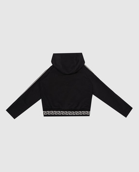 Versace Дитяча чорна спортивна куртка Greca 10214021A11652