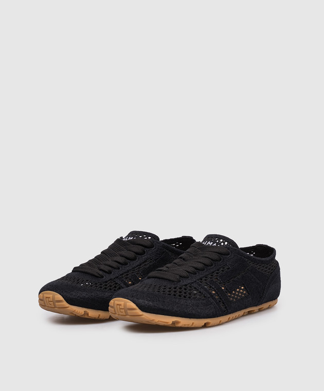 Balmain Черные кроссовки Racer 45 GN0VI770TCHR изображение 2