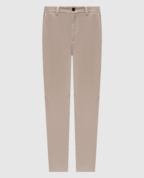 Brunello Cucinelli Бежевые вельветовые штаны M280NS1050