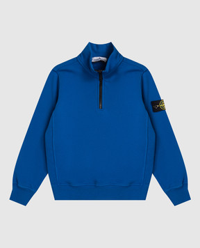 Stone Island Дитячий синій світшот з логотипом K2S166100012S0A2068