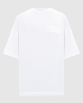 Vetements Біла футболка з принтом логотипа ME76TR150Wm