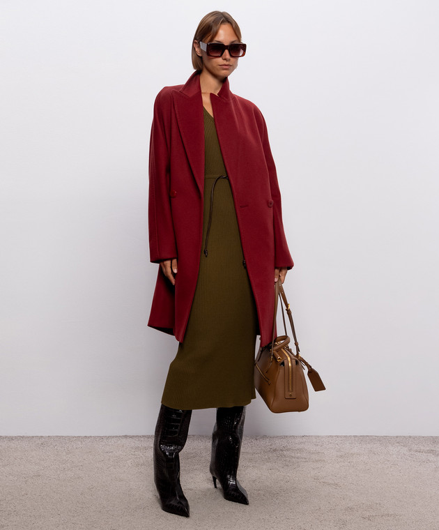 Max Mara Сукня FADO кольору хакі в рубчик MXMFADO зображення 2