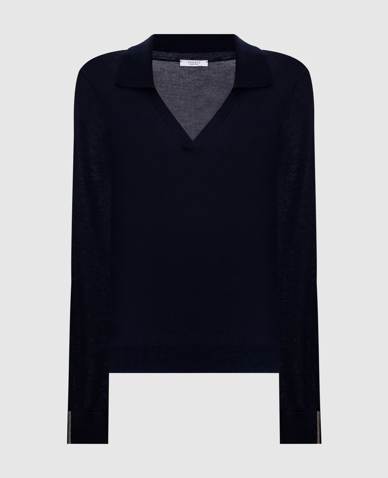 

Синий пуловер из кашемира и шелка, Пуловеры