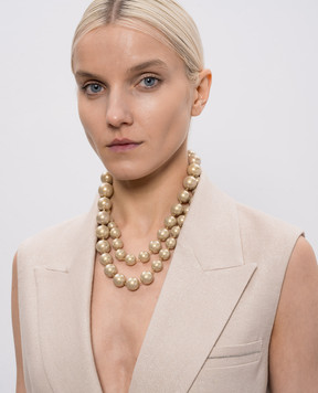 Grefi Бежевое ожерелье Effervescente 74957