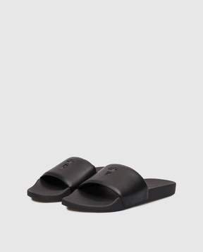 Trussardi Чорні шльопанці Levriero N071S001011NMNS11L80