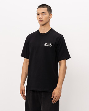 AMIRI Чорна футболка Bones Stacked AMJYTE1075